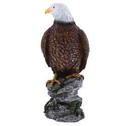 simulation aigle figurine modèle jardin extérieur pelouse ornement marron