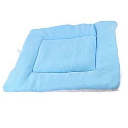 Mat Pet Animal De Compagnie Chien Chat Tapis De Sommeil Pad De Chenil Maison Chiot Caisse Nid Lit Coussin Bleu M