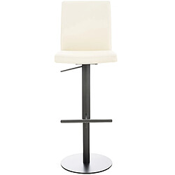 Non Tabouret de bar Cadiz simili cuir noir