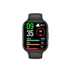 Promate Xwatch-TF2 Smartwatch gestion santé ActivLife écran TFT 5cm, BT 3.0 + BLE 5.2, appels sans fil, fitness, IP68 noir