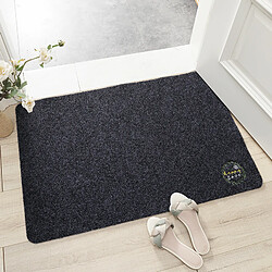 LUUCOZK Tapis de porte d'entrée antidérapant pour entrée intérieure – Fleur-40x60cm