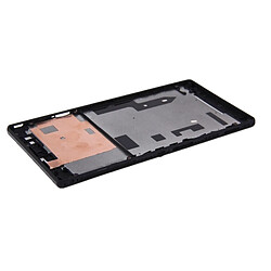 Acheter Wewoo Pour Sony Xperia T2 Ultra noir pièce détachée Remplacement du boîtier avant avec autocollant adhésif