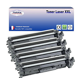 T3Azur 4 Toners compatibles avec HP LaserJet Pro M 102a, M 102w 4 Toners compatibles avec HP LaserJet Pro M102a, M102w remplace HP CF217A (17A) Noir - 1 600p