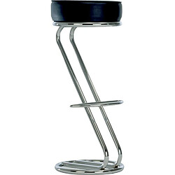 Fp Tabouret ZETA H830mm chrom/noir (Par 2)