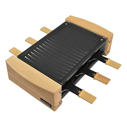 Appareil à raclette 6 personnes 900w + grill - kcwood.6rp - KITCHEN CHEF