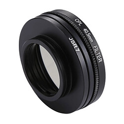 Wewoo Filtre pour SJ7 4 en 1 40.5mm UV + CPL Filtres à Lentille avec Anneau Adaptateur + Couvercle de la