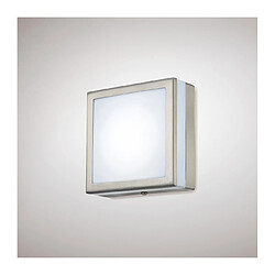 Luminaire Center Applique murale Aldo Acier inoxydable 1 ampoule 12cm