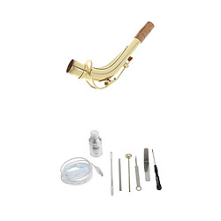 Manche de Saxophone En Laiton pour Pièces de Saxophone Alto Mib et Kits de Réparation Sax Cou Saxophone Alto