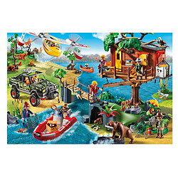 Playmobil® Puzzle 150 pièces : Playmobil : Cabane dans les Arbres 