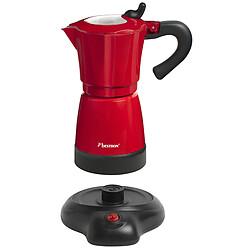 Cafetière italienne électrique 6 tasses 480w rouge - aes480 - BESTRON