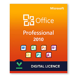 Licence Microsoft Office 2010 Professionnel - Logiciel en téléchargement