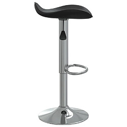 Acheter vidaXL Tabourets de bar lot de 2 noir acier chromé et cuir artificiel