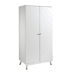 VIPACK Armoire 2 portes Billy - Blanc
