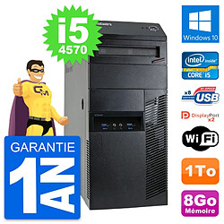 PC Tour Lenovo ThinkCentre M93p Intel i5-4570 RAM 8Go Disque 1To Windows 10 Wifi - Occasion