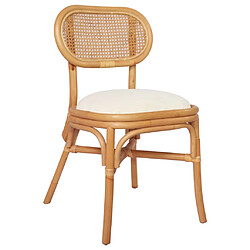 Decoshop26 Lot de 2 chaises de salle à manger cuisine design classique lin CDS020667