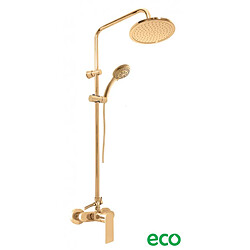 Rav Colonne de douche NIL en laiton doré brossé H. 116 cm