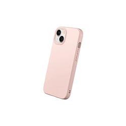 RhinoShield Coque Compatible avec [iPhone 15 Pro Max] SolidSuit Compatible avec Magsafe - Coque Fine avec Technologie d'absorption des Chocs et Finition Premium Mate - Rose Poudré 