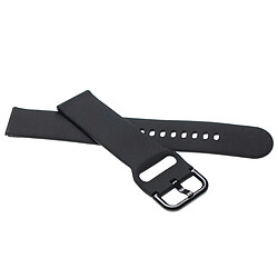 vhbw bracelet compatible avec Samsung Galaxy SM-R500, Watch Active montre connectée - 10 + 8,5cm silicone noir 