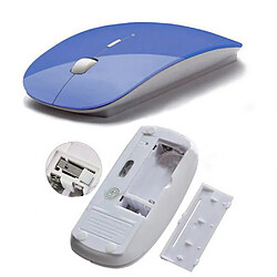 Avis Souris Ultra Plate pour PC PACKARD BELL Sans Fil USB Universelle Capteur Optique 3 Boutons Couleurs (BLEU)