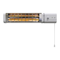 réglette infrarouge murale - unelvent infrared 155 - 600 / 1200 watts - temporisation - unelvent 670016