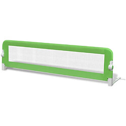 vidaXL Barrière de lit pour enfants 150 x 42 cm Vert