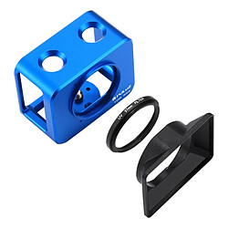 Wewoo Pour Sony RX0 Cage de bleu protection en alliage d'aluminium + 37mm Filtre UV + Parasoleil avec Vis et Tournevis 