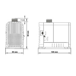 Acheter Helloshop26 Eco pompe d'aquarium jusqu'à 1500 litres par heure 25 watts filtration aquarium 16_0002605