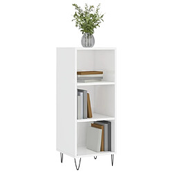 Avis Maison Chic Buffet,Meuble de Rangement,commode pour salon,Cuisine blanc brillant 34,5x32,5x90 cm bois d'ingénierie -MN99701