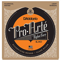 D'Addario EJ43 Pro Arte Light - Jeu de cordes guitare classique