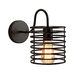 Acheter Universal Applique LED Vintage Loft Applique Industrielle Noir E27 Applique Vintage Applique Industrielle Fixture d'éclairage Intérieur (A)