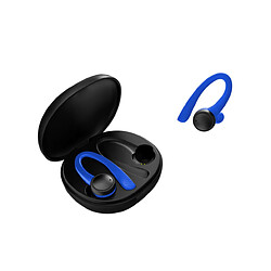 LUUCOZK T7 Pro Casque de sport sans fil Bluetooth 5.0 Écouteurs stéréo HiFi - Bleu 