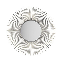 Beliani Miroir 80 cm Argenté CILLY