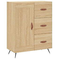 Maison Chic Buffet,Meuble de Rangement,commode pour salon,Cuisine chêne sonoma 69,5x34x90 cm bois d'ingénierie -MN97647