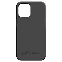 Coque iPhone 12 Mini Recyclable Just Green Noir 