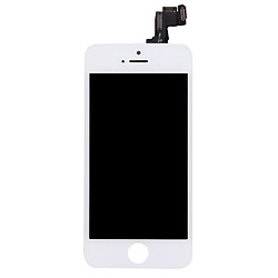 Wewoo Pour iPhone 5s caméra frontale blanc + LCD + cadre + pavé tactile Assembleur de numériseur pièce détachée 4 en 1