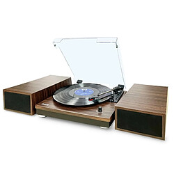 Acheter Lauson CL617 Platine Vinyle 10W Bluetooth Stéréo Vinyle Marron Foncé