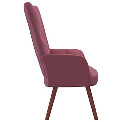 Avis Maison Chic Chaise de relaxation | Fauteuil relax Rose Velours -GKD45898