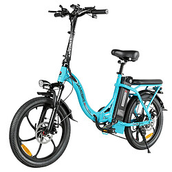 Avis SAMEBIKE Vélo électrique, pneu 20*2.35 pouces, moteur 350W, batterie 36V 12Ah, vitesse max 32km/h, CY20 - Bleu lac