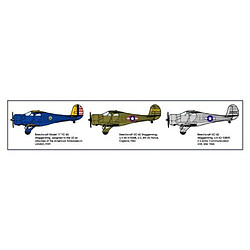 Roden Beechcraft UC-43 Staggerwing Airplane Model Kit