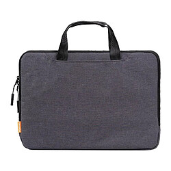 Wewoo Sacoche pour ordinateur portable tout usage, portable, polyester (gris foncé) 