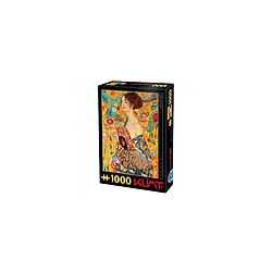 D-Toys Puzzle Klimt Femme a l'eventail 1000 pieces