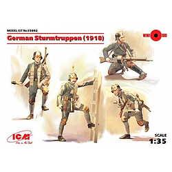 Icm Figurine Mignature German Sturmtruppen (1918)