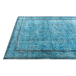 Acheter Vidal Tapis de laine 274x165 turquoise Ultra Vintage