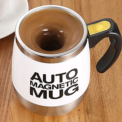 Wewoo Mélangeur portatif de tasse de café de de mélange automatique de 2 PCS blanc