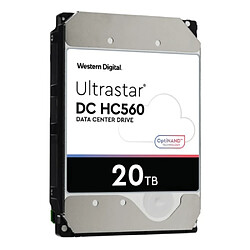 Western Digital Ultrastar DH HC560 Disque Dur Interne 20To HDD 3.5'' 7200RPM SATA Argent