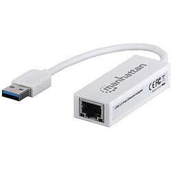 Arte Video Manhattan 506731 Adaptateur USB 2.0 Blanc