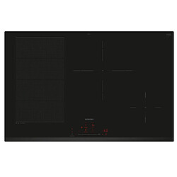 Table de cuisson induction 80cm 4 feux 7400w noir - EX83RHEC1F - SIEMENS