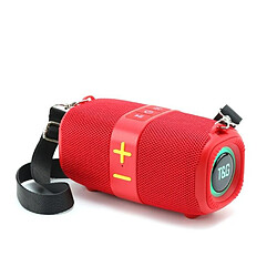 Yonis Enceinte Waterproof Portable Bluetooth Puissante Enceinte Waterproof Bluetooth 5.3 Portable Extérieure Avec Micro Et Longue Autonomie Rouge YONIS