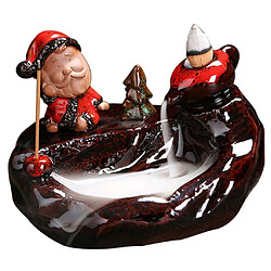 Brûleur D'encens De Four D'aromathérapie De Santa Claus Backflow Zen Decoration D