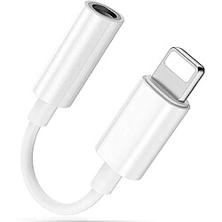 CABLING® Adaptateur bluetooth Audio AUX 3,5 mm Adaptateur pour Tous Les iOS- blanc